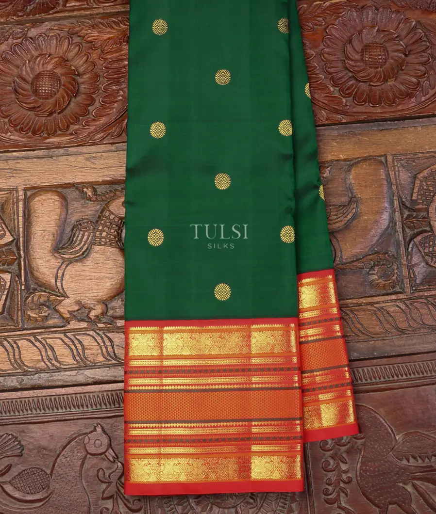 Green Kanjivaram Silk Saree T671136-image