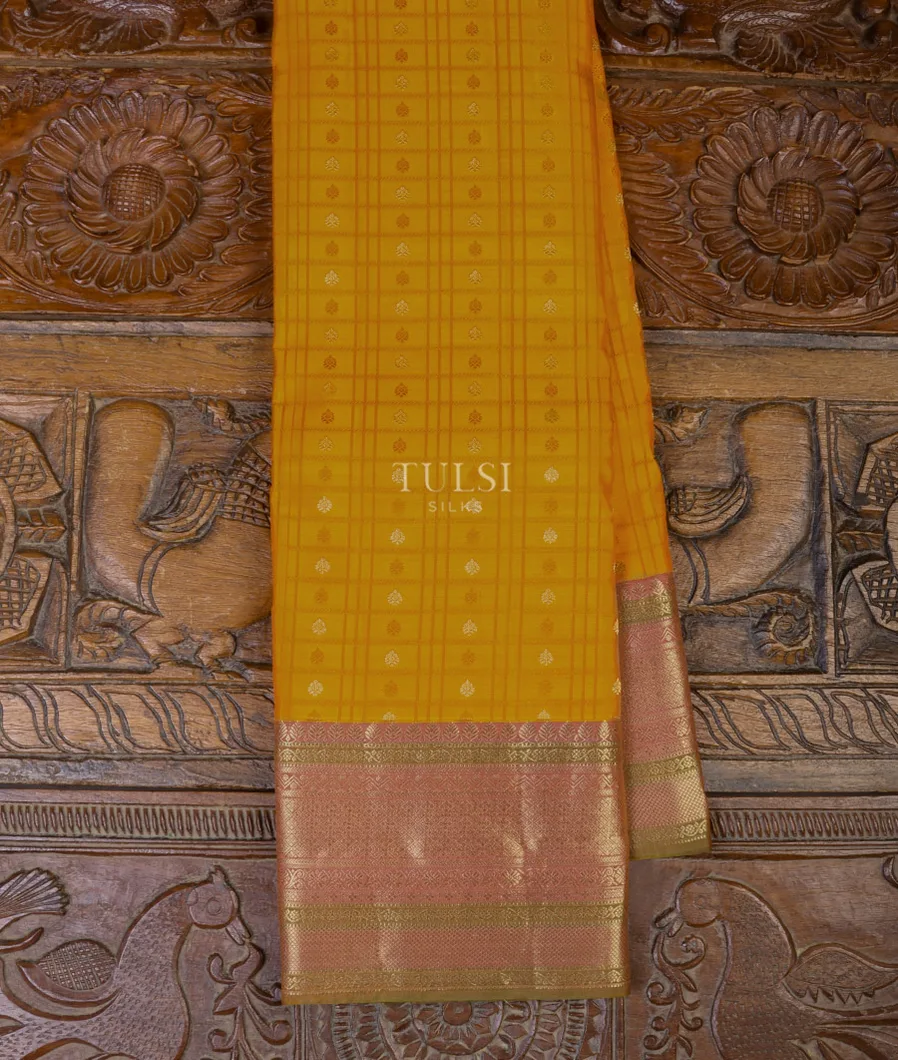 Yellow Soft Silk Saree T677041-image