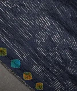 dark-blue-bandhani-tussar-kalamkari-saree-t652804-t652804-d