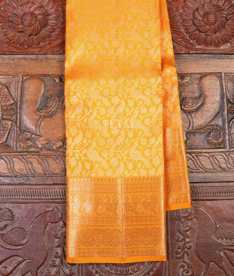Yellow Kanjivaram Silk Saree T678581-image