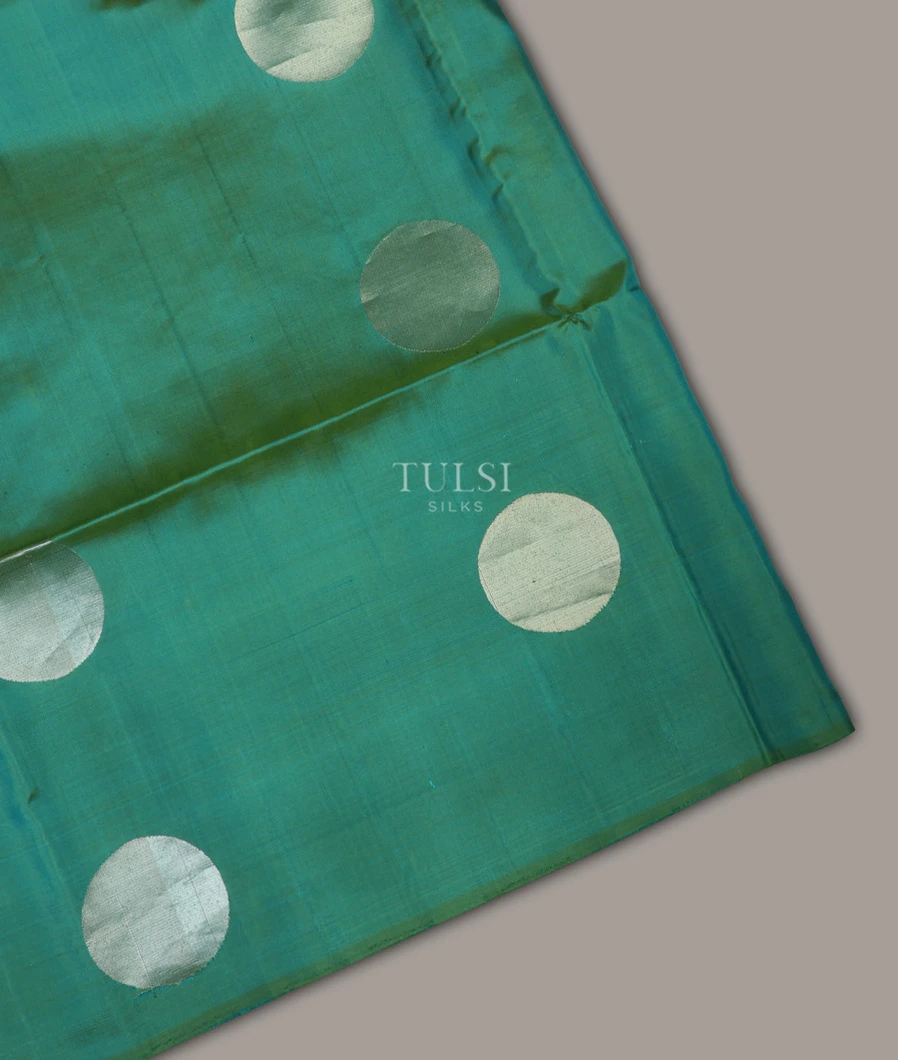 Green Soft Silk Saree T644206-1-image
