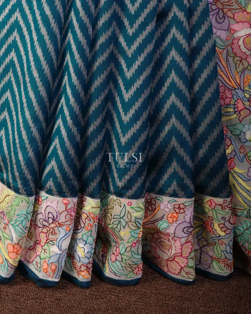 peacock-blue-patola-silk-saree-with-embroidery-border-and-pallu-t648275-t648275-e