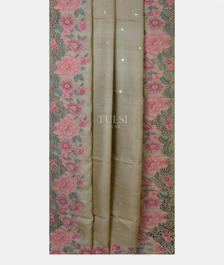 green-tussar-cutwork-saree-t668528-t668528-b