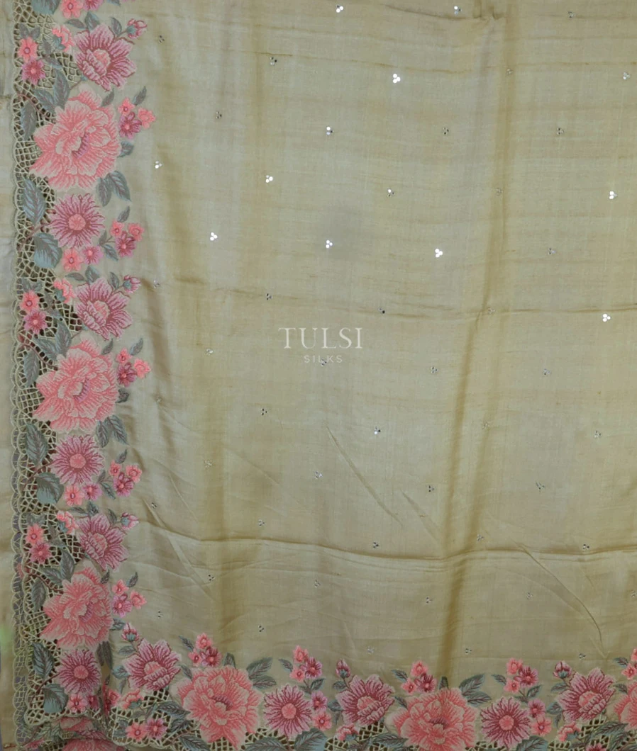 green-tussar-cutwork-saree-t668528-t668528-d