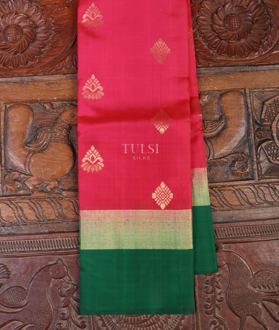 Magenta Soft Silk Saree T681415-image