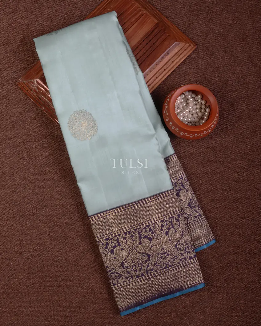 Blue Kanjivaram Silk Saree T682914-image