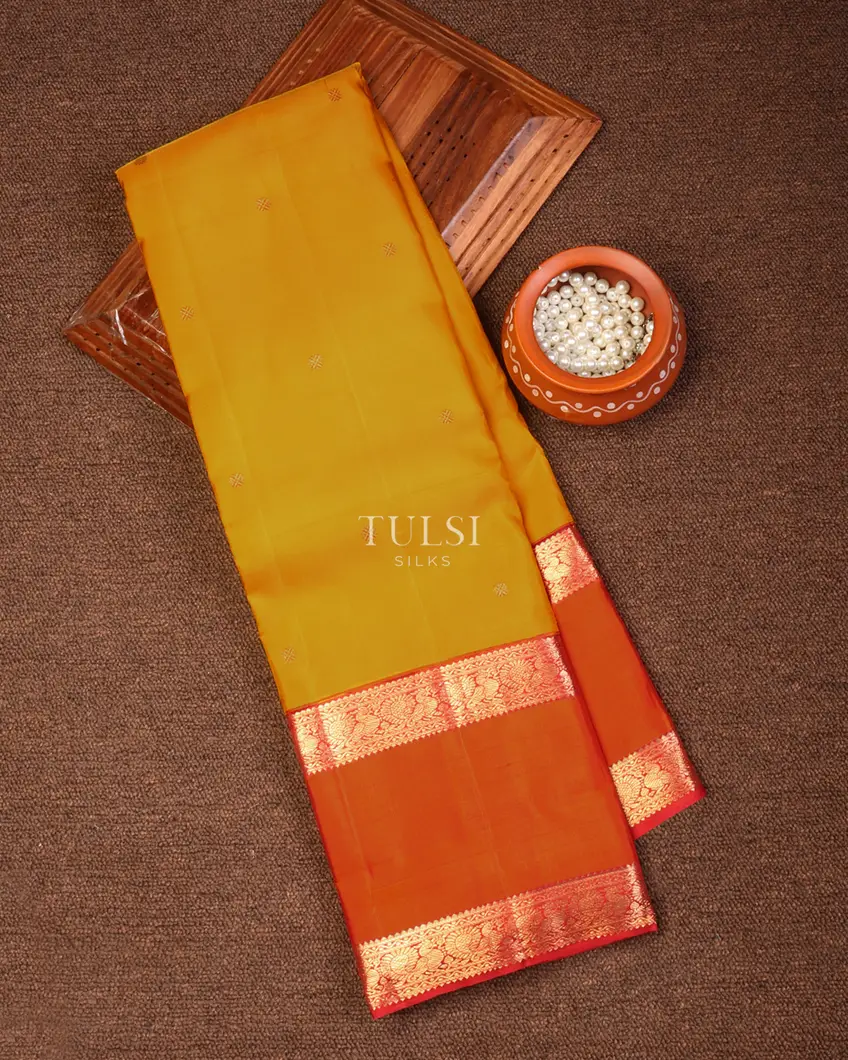 Yellow Kanjivaram Silk Saree T682903-image