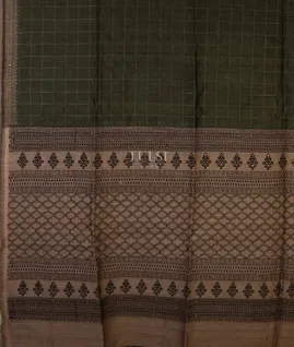 dark-green-tussar-embroidery-saree-t678072-t678072-d