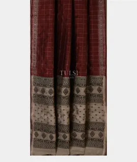 maroon-tussar-embroidery-saree-t678076-t678076-b