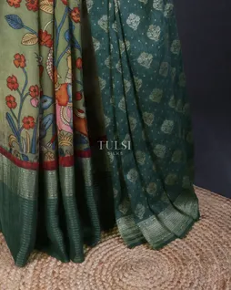greyish-green-banaras-silk-with-kalamkari-hand-painted-saree-t625880-t625880-e
