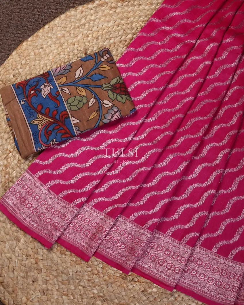 pink-banaras-silk-with-kalamkari-hand-painted-saree-t652754-t652754-b