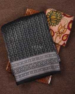 midnight-blue-banaras-silk-with-kalamkari-hand-painted-saree-t625875-t625875-a