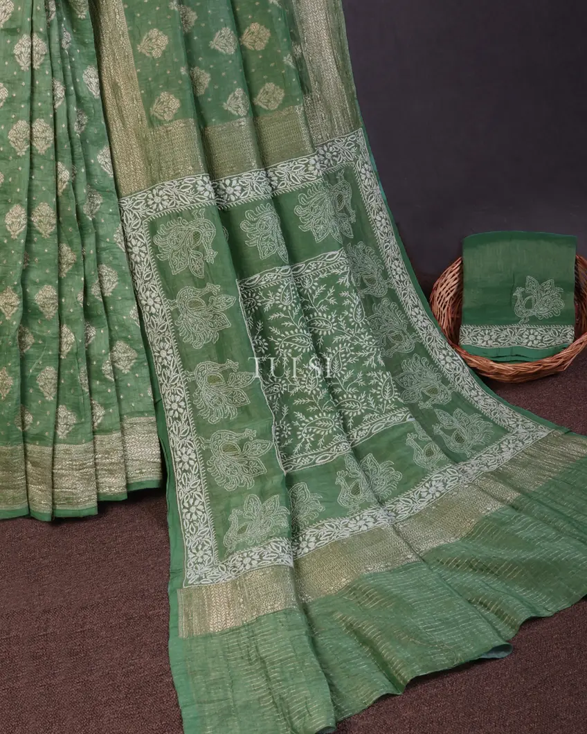 green-banaras-linen-saree-t625869-t625869-b