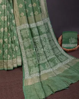 green-banaras-linen-saree-t625869-t625869-b