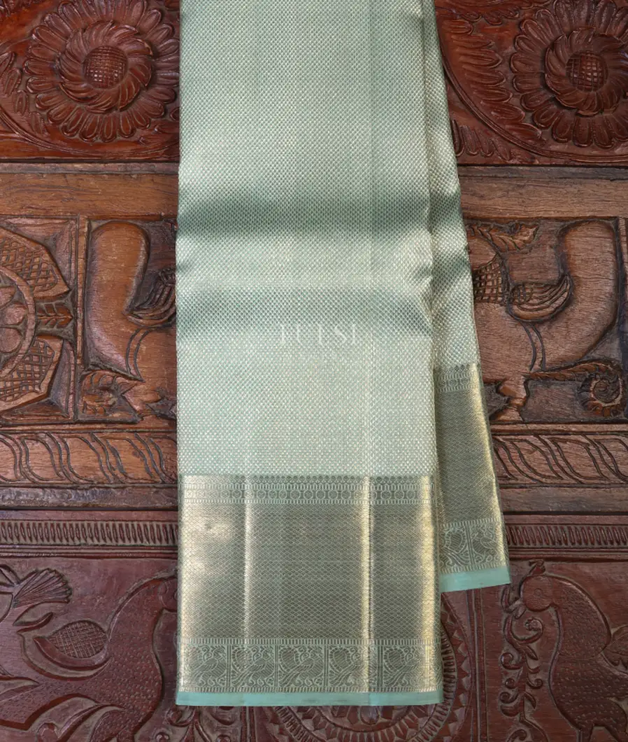 Bluish Grey Kanjivaram Silk Saree T680064-image