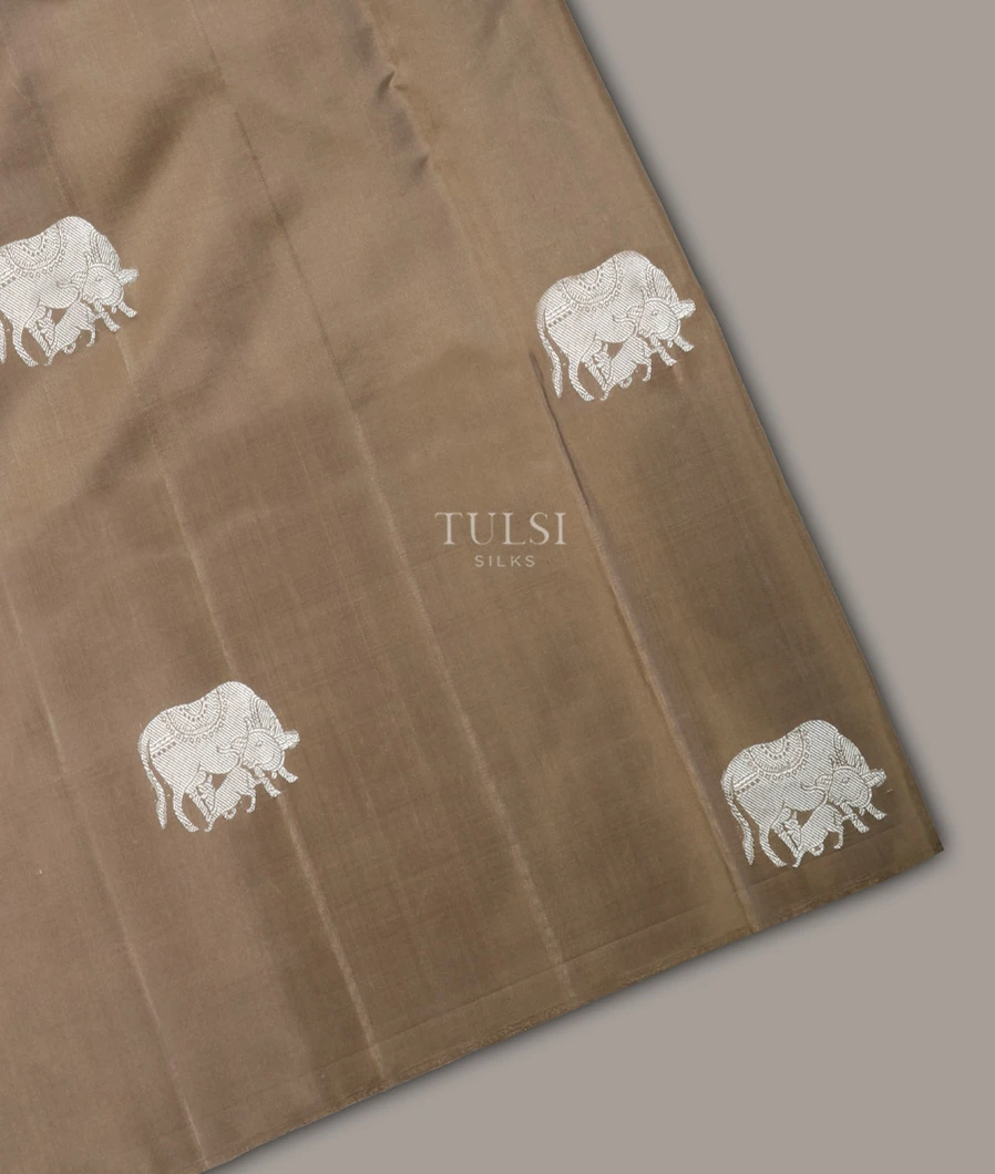 Grey Soft Silk Saree T667801-image