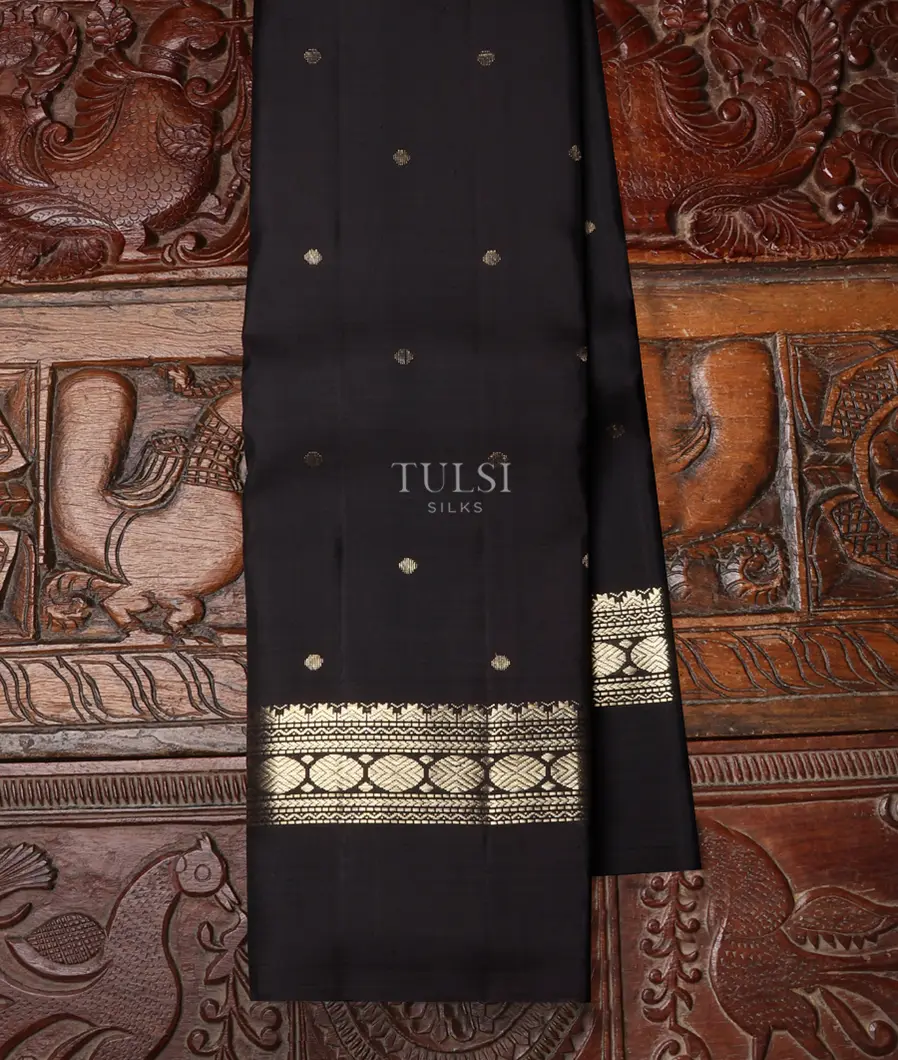 Black Kanjivaram Silk Saree T681283-image