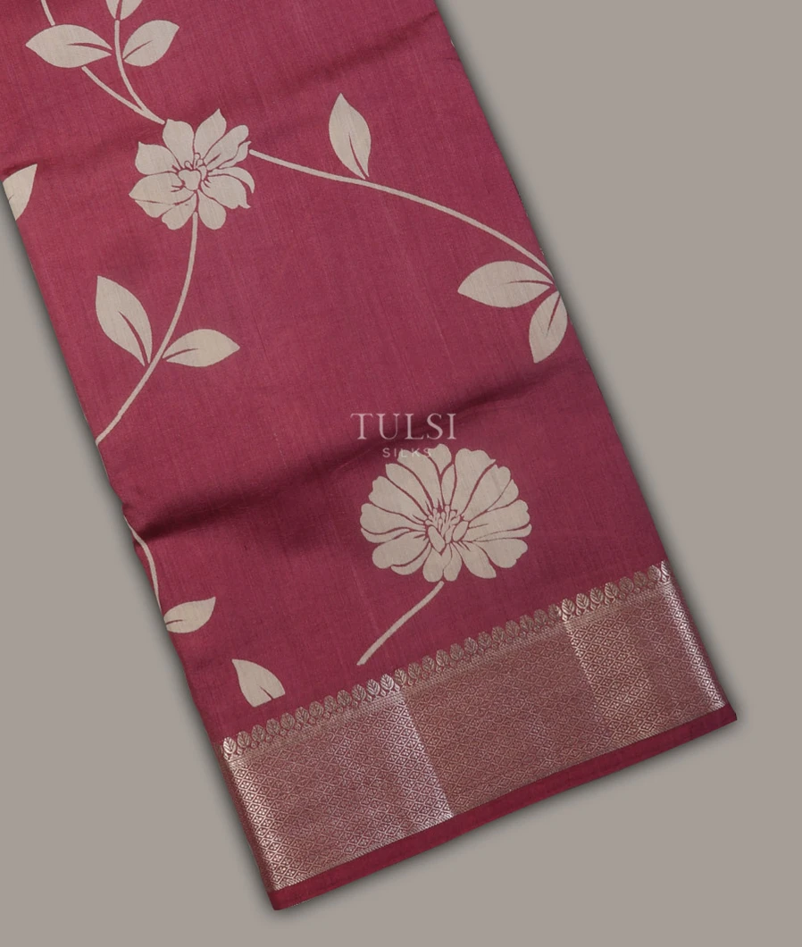 Pink Chaniya Silk Saree T679838-image