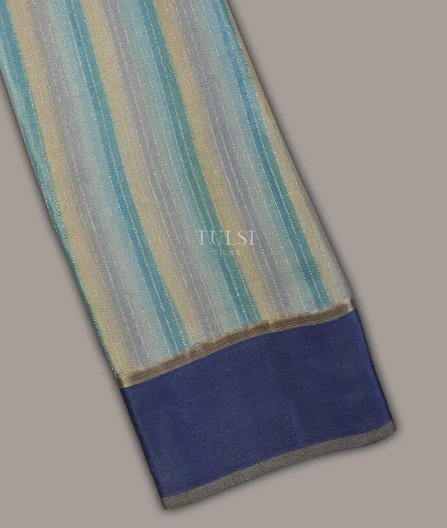 Multicolour Tissue Georgette Silk Saree T666197-1-image