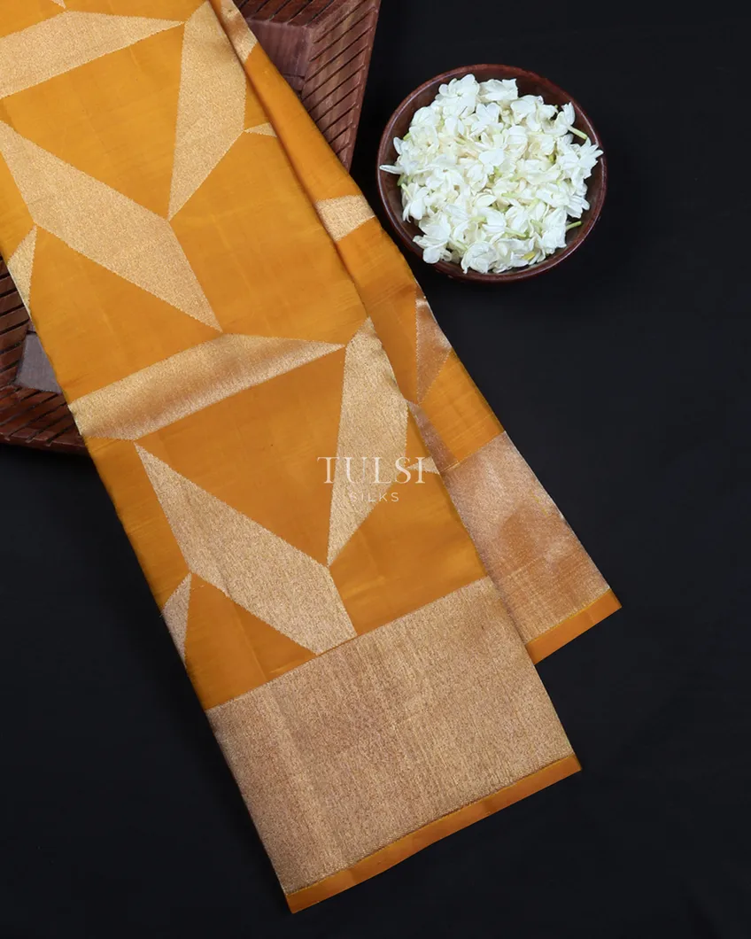 Yellow Kanjivaram Silk Saree T667107-image