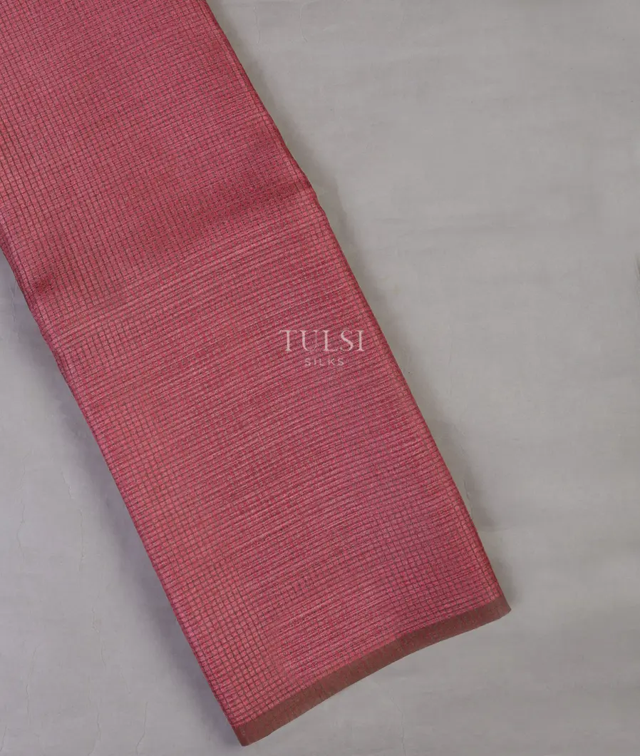 Pink Woven Tussar Saree T674710-image