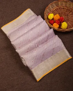 Lavender Mysore Crepe Silk Saree T685289-image