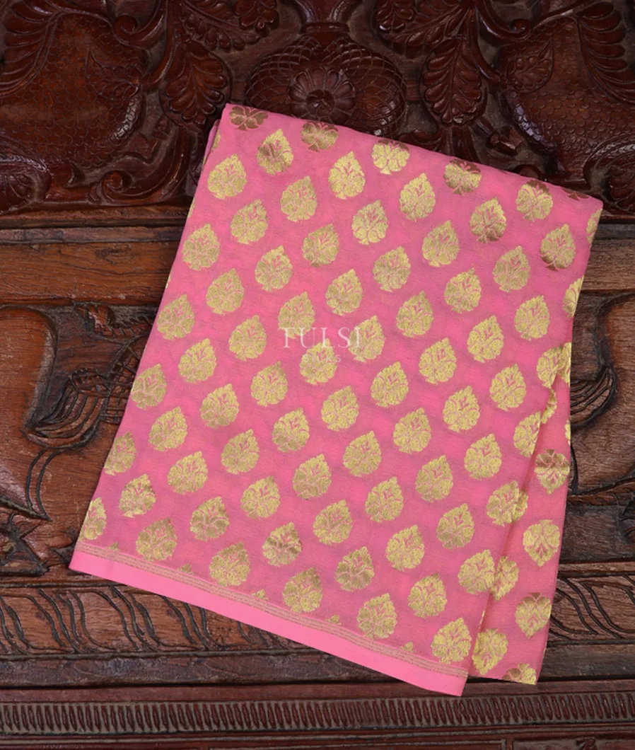Pink Georgette Silk Blouse LK5476-1-image