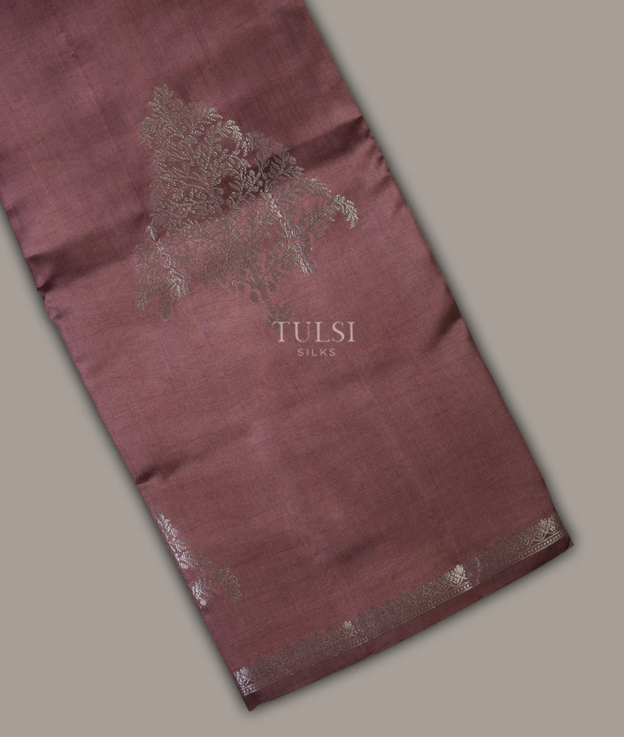 Purplish Brown Chaniya Silk Saree T685504-image