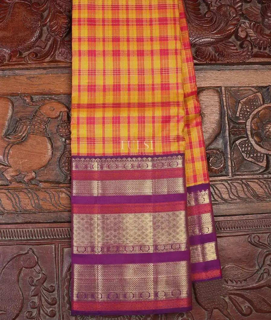 Multicolour Kanjivaram Silk Saree T433225-1-image