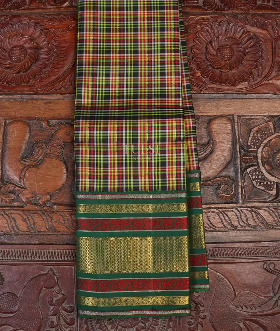 Multicolour Kanjivaram Silk Saree T529565-1-image