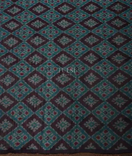 midnight-blue-ikat-blouse-with-raw-silk-finish-t681755-t681755-b
