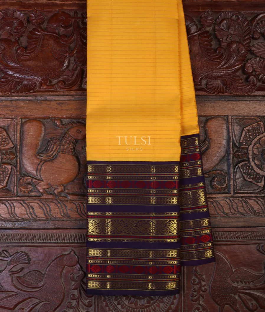 Yellow Kanjivaram Silk Saree T686104-image