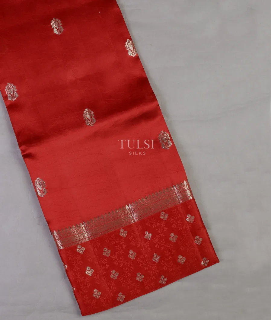 Red Chaniya Silk Saree T685379-image