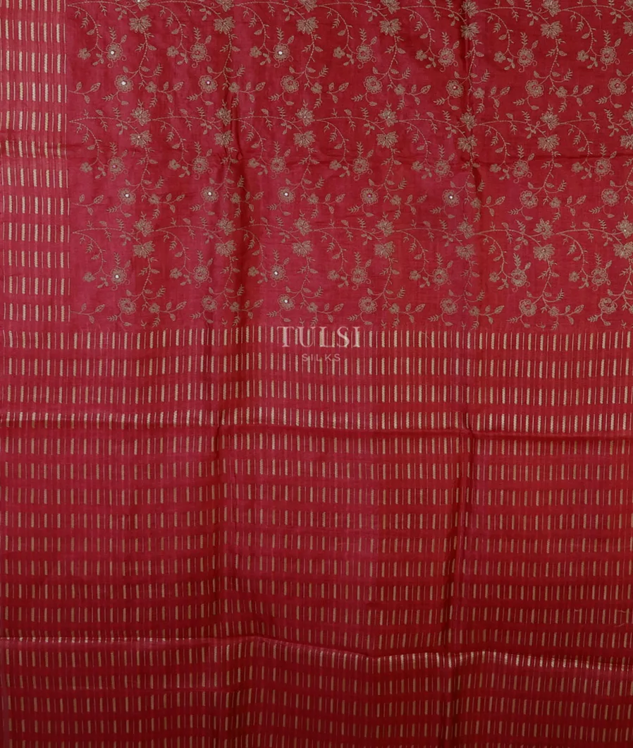 red-tussar-embroidery-saree-t549062-t549062-d