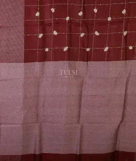 red-tussar-embroidery-saree-t635741-t635741-d