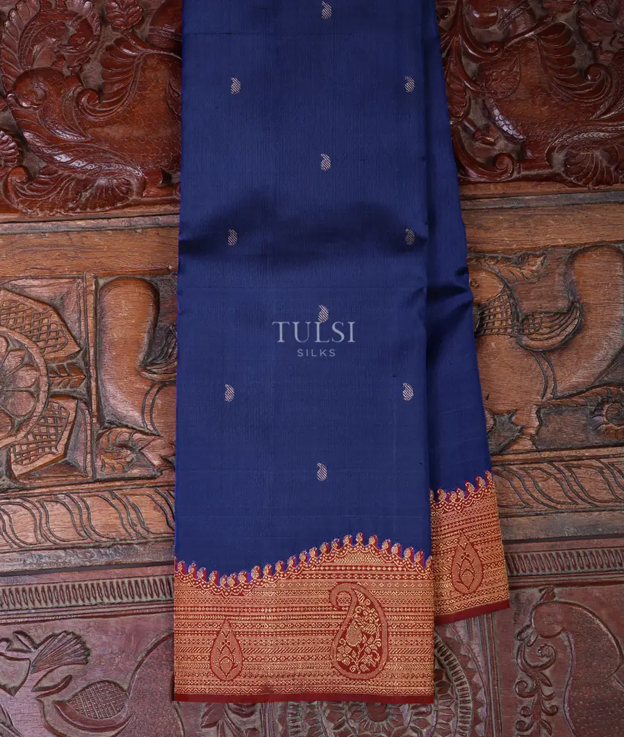 Blue Kanjivaram Silk Saree T682878-image