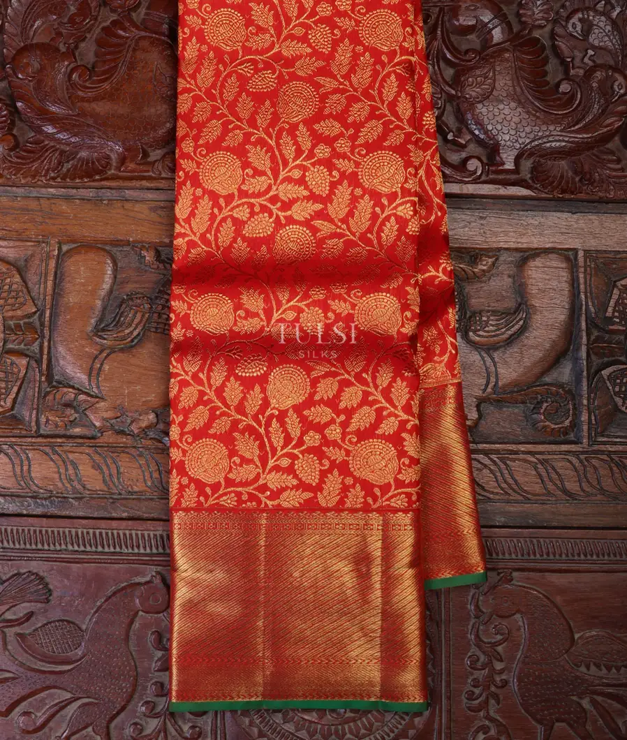 Red Kanjivaram Silk Saree T633305-image