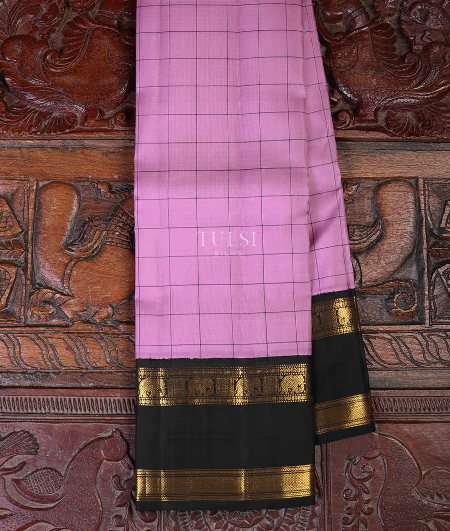 Lavender Kanjivaram Silk Saree T687734-image