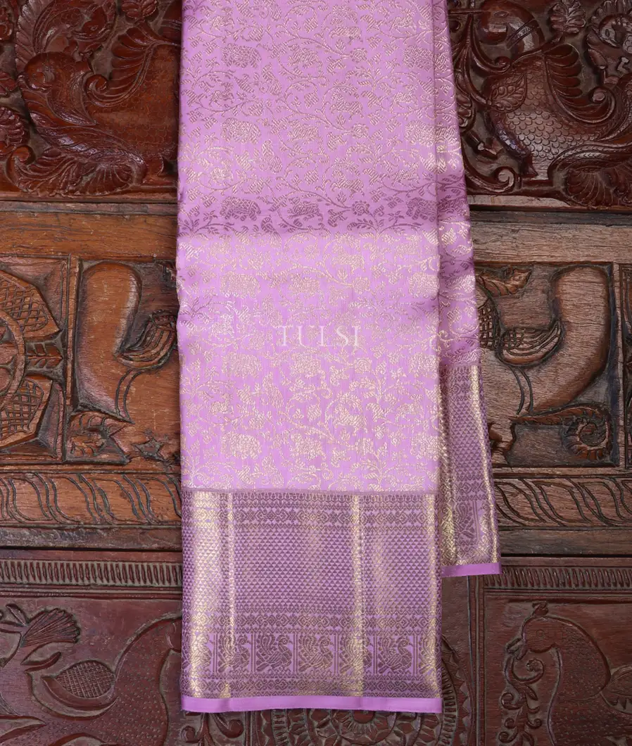 Lavender Kanjivaram Silk Saree T680026-image