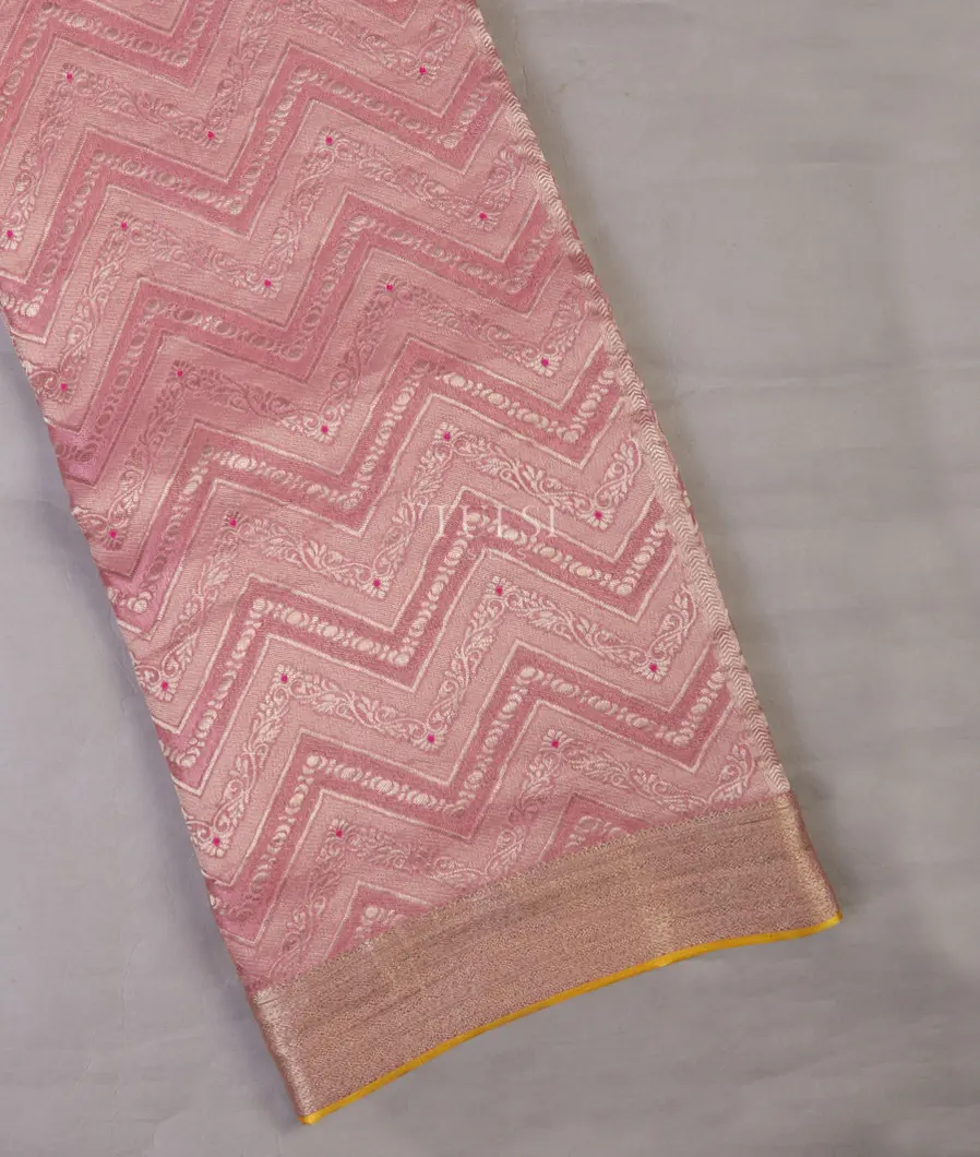 Pink Mysore Crepe Silk Saree T689155-image