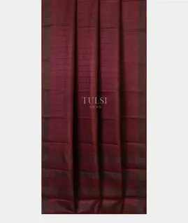 burgundy-woven-tussar-saree-t691949-t691949-b