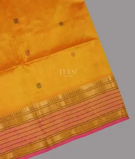 Yellow Silk Cotton Saree T691626-image