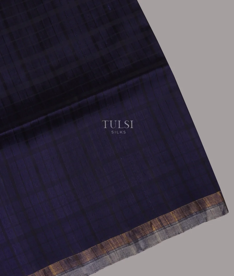Blue Woven Raw Silk Saree T688865-image