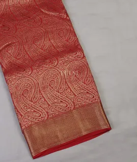 Red Mysore Crepe Silk Saree T683573-image