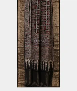 black-ajrakh-printed-modal-silk-saree-t691737-t691737-b
