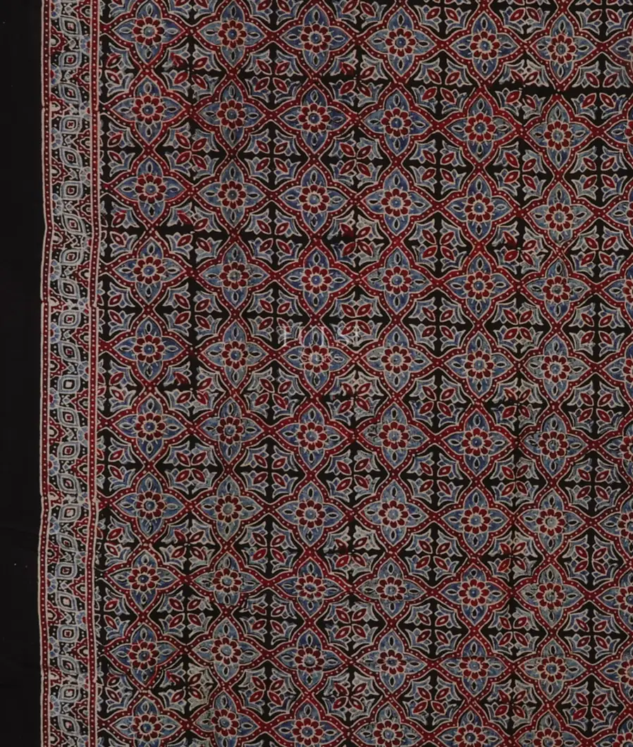 black-ajrakh-printed-modal-silk-saree-t691737-t691737-c