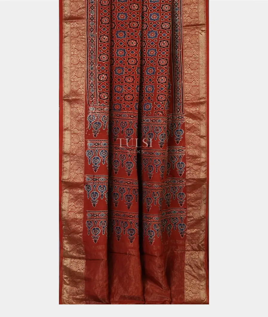 rust-ajrakh-printed-modal-silk-saree-t691739-t691739-b
