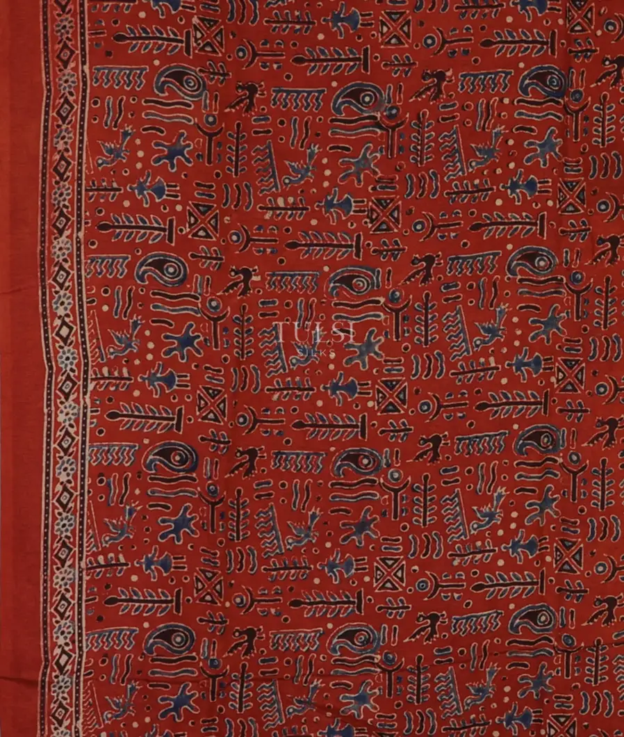 rust-ajrakh-printed-modal-silk-saree-t691739-t691739-c