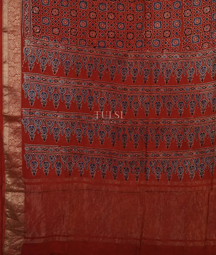 rust-ajrakh-printed-modal-silk-saree-t691739-t691739-d