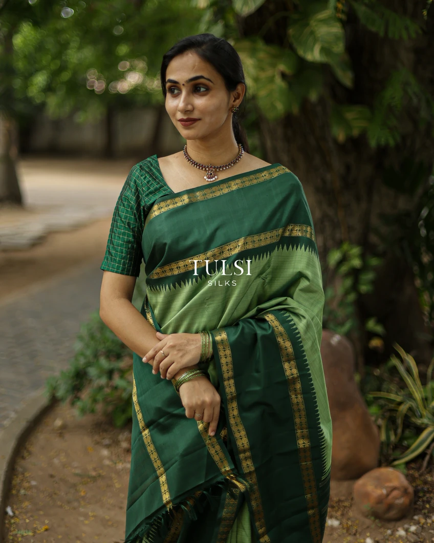 Green Kanjivaram Silk Saree T692287-image